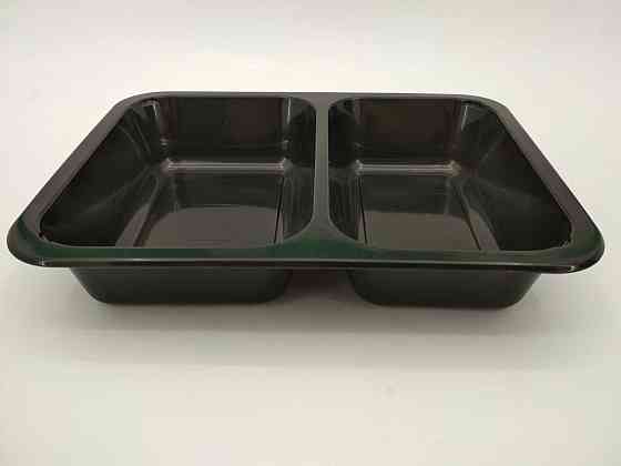 Ланч бокс полипропиленовый черный T-2   227 х 178 х 50 мм (50 шт) Харьков