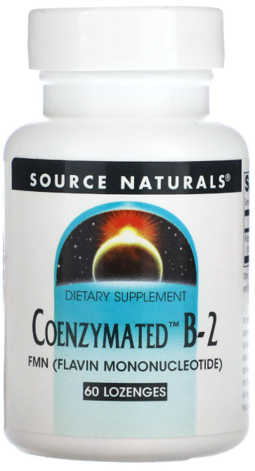 Вітамін В2 рибофлавін коензимний Source Naturals Coenzymated B-2 60 льодяників Київ - фото 1