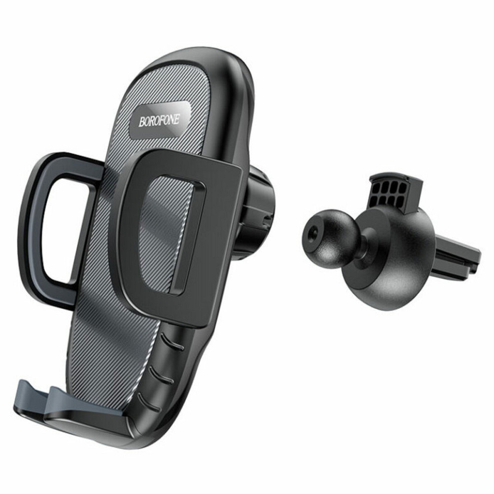 Тримач для мобільного BOROFONE BH52 Windy air outlet car holder Black Grey Київ - фото 2