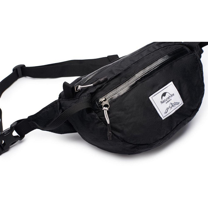 Сумка на пояс Naturehike DL-02 Ultralight Bag NH18B300-B, 6 л, чорний Киев - изображение 3