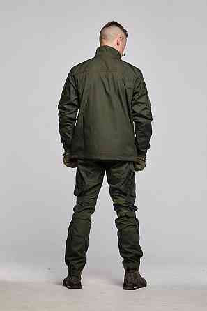 Військова чоловіча літня куртка хакі , матеріал ріп стоп , польова тактична чорна куртка Львів