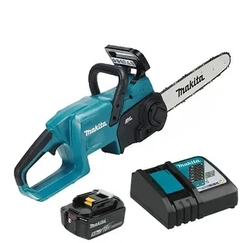 Професійна акумуляторна ланцюгова пила MAKITA DUC357RT : з АКБ 18V 5 Ah, шина 35 см, вага 4.2 кг Київ - фото 1