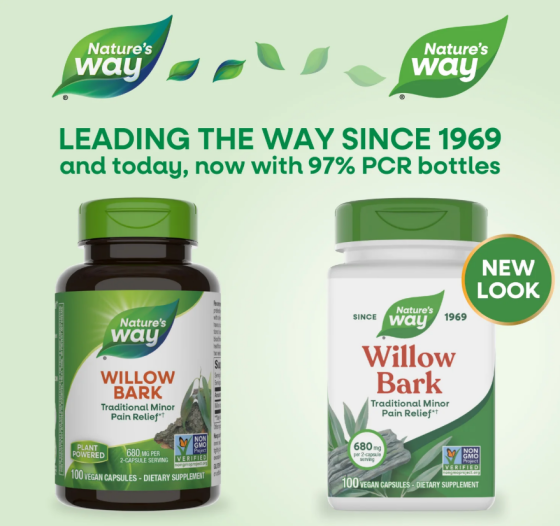 Белая ива кора Natures Way Willow Bark 100 капс Киев