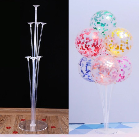Стойка для шаров С Дефектом 70 см прозрачный Киев - изображение 2
