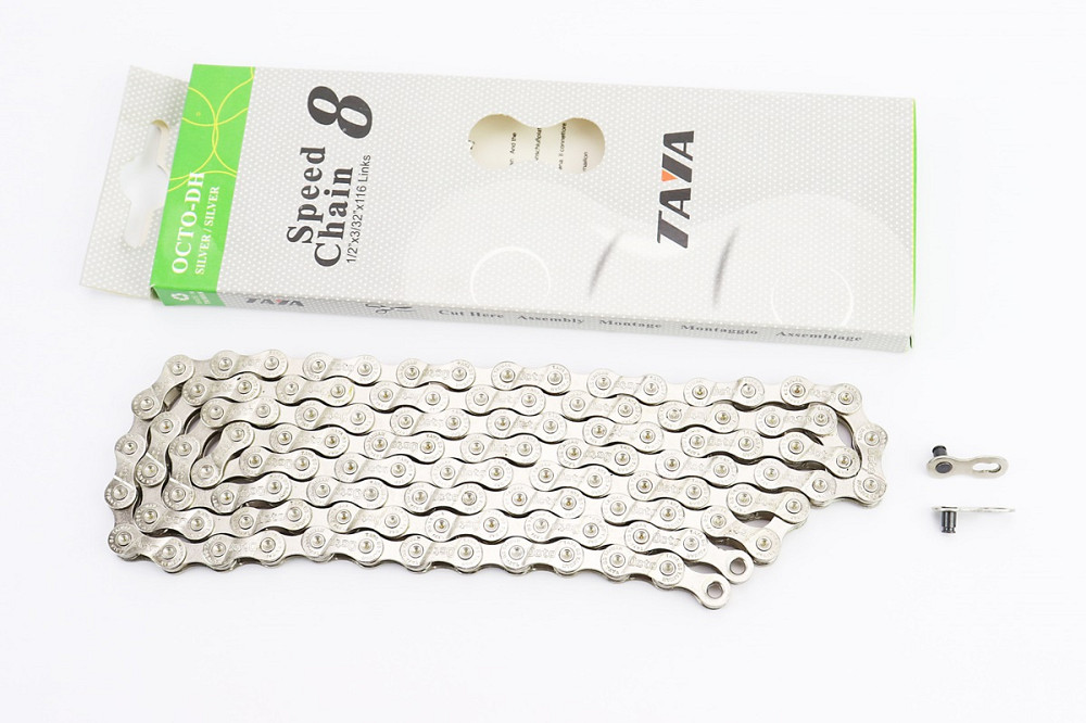 Ланцюг приводний 1/2х3/32х116L 8 швидкостей, сріблястий OCTO Київ - фото 1