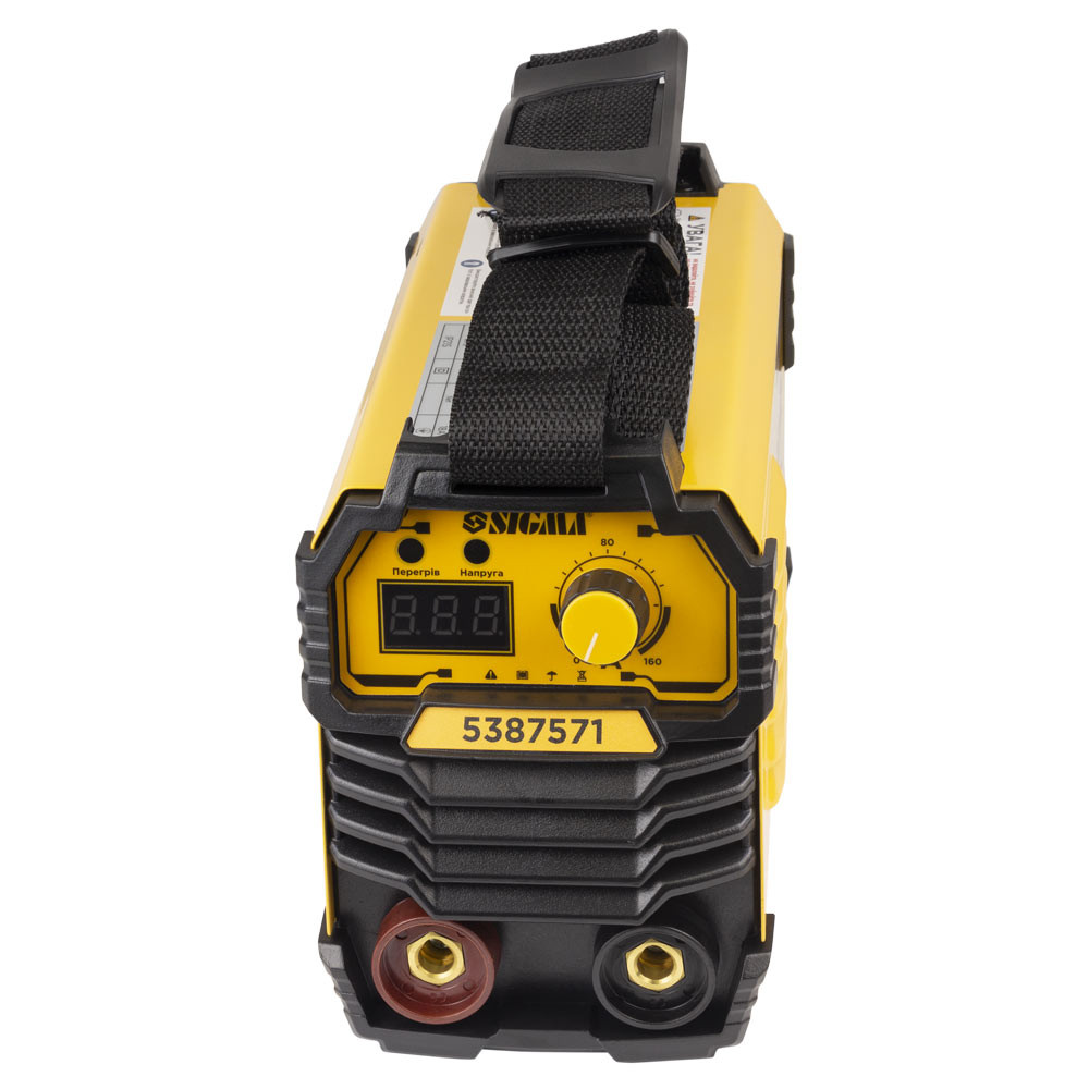 Sigma Аппарат сварочный инверторный ММА-160А электрод 4мм дисплей SIGMA (5387571) Коломия - фото 9