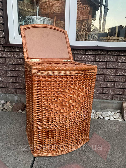Корзины из лозы ( набор 2 штуки) для белья Киев - изображение 4