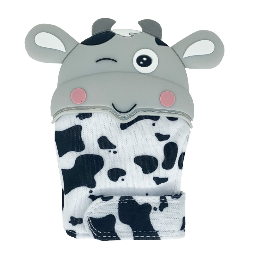 Прорізувач-рукавичка "Корівка" MGZ-0405(Grey) на липучці Вінниця - фото 1