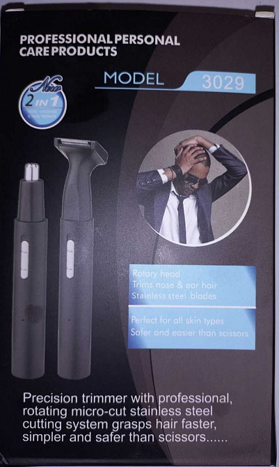 Триммер для носа и ушей бороди Electric Nose Hair Trimmer (Model 3029). Киев - изображение 8
