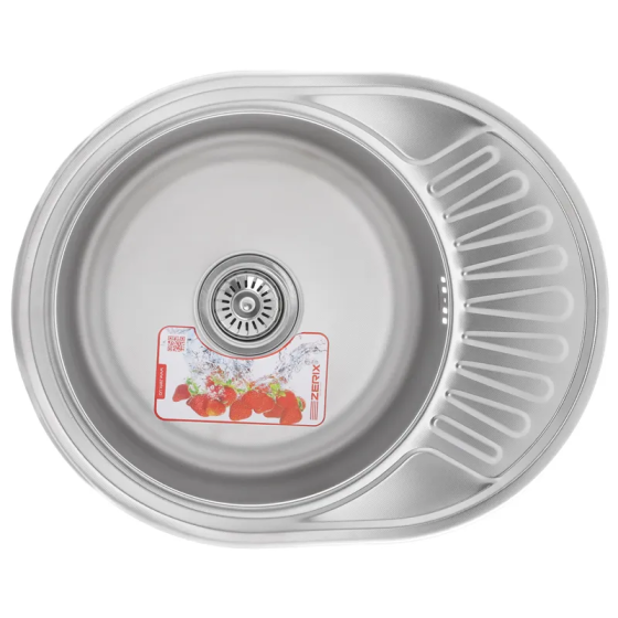 Кухонна мийка Zerix Z5745-06-180E Satin модель ZX1590 Харків