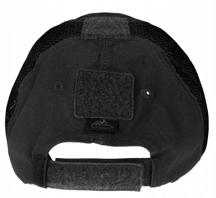 Тактична Бейсболка із сіткою Helikon-Tex "PoliCotton Ripstop" (CZ-BBV-PR-01) Black Нововолинськ - фото 4