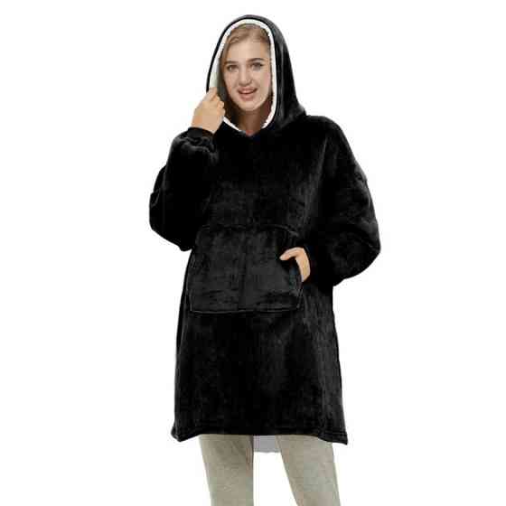 Ковдра з рукавами Snuggie, Толстовка плед з капюшоном для дому Толстовка плед капюшоном на природу BW-49 Львів
