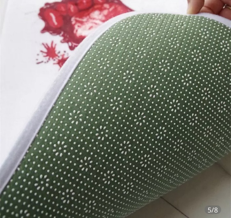 Декор на Хэллоуин, Коврик под дверь Кровавый след, отличное украшение на Хэллоуин, размер 40*60см, Киев - изображение 5