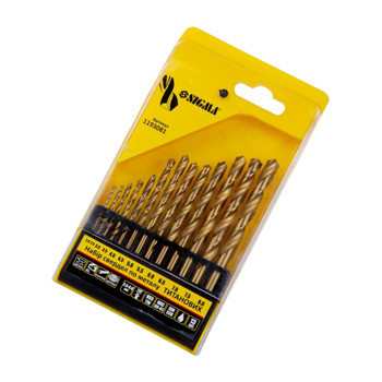 Набір свердл по металу HSS-TiN 13шт (2,0-8,0 мм) пласт. футляр Мукачево - фото 1