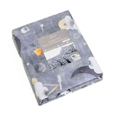 Постільна білизна Home Line Сатин Надобраніч полуторний (192737) Вінниця