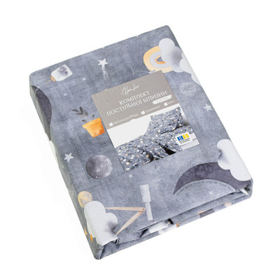 Постільна білизна Home Line Сатин Надобраніч полуторний (192737) Вінниця - фото 3