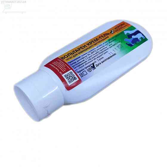 Вольтарен крем-гель 100 г Укрветбіофарм (для опорно-рухової системи) Вінниця