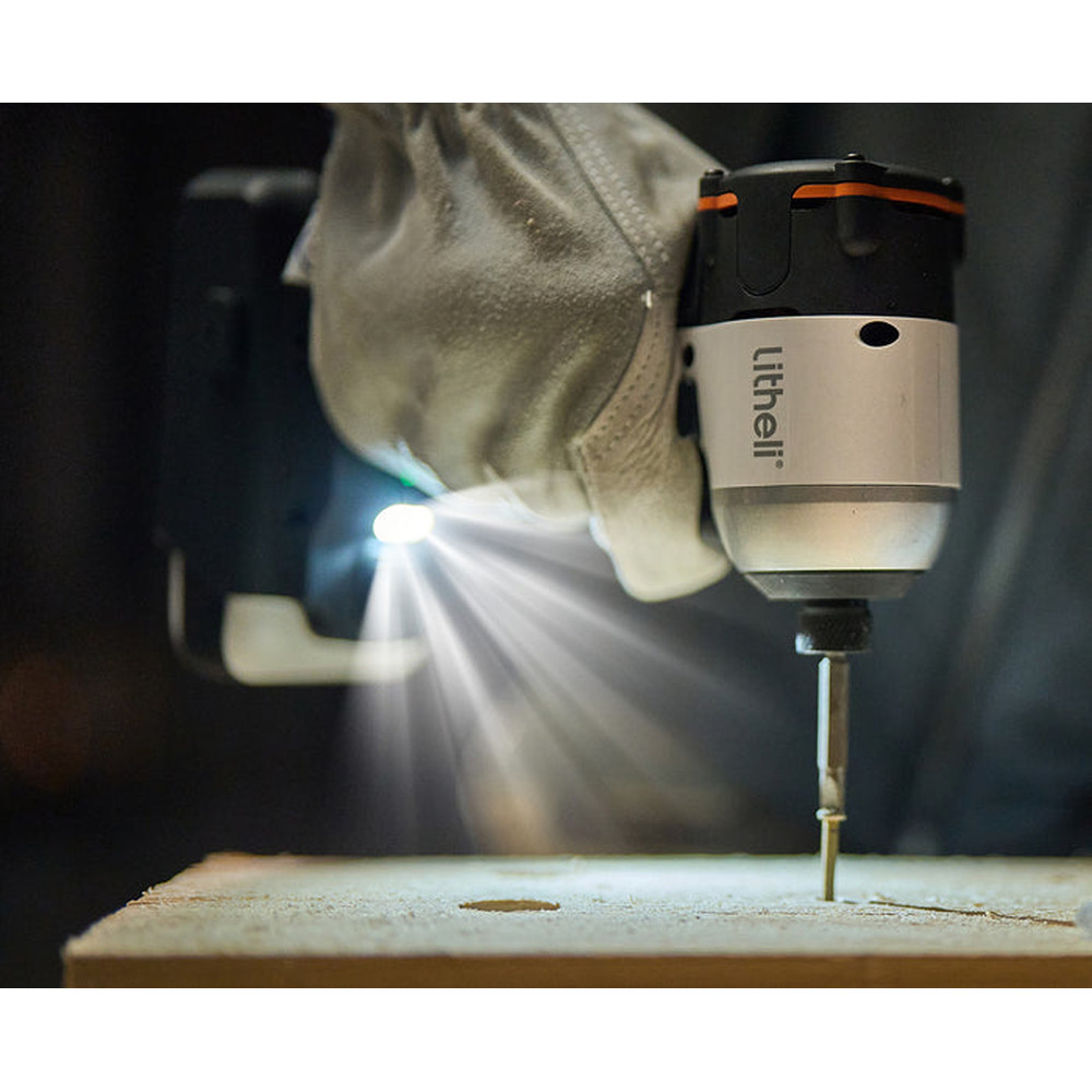 Акумуляторний ударний гвинтоверт Litheli безщітковий, живлення від павербанку (УМБ Litheli Power Bank 10000 mAh, 45 W, 2А в комплекті) Киев - изображение 4