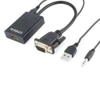 Переходник VGA to HDMI Cablexpert (A-VGA-HDMI-01) Винница