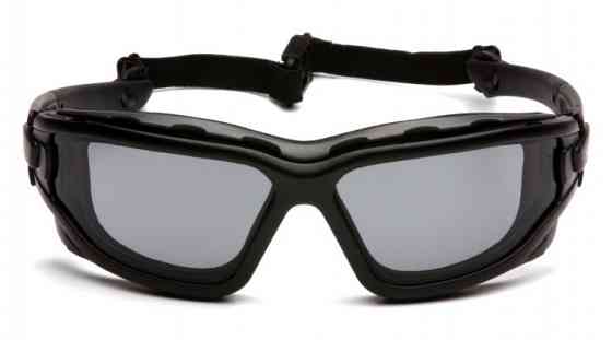 Окуляри захисні з ущільнювачем Pyramex i-Force XL (gray) Anti-Fog, чорний Запоріжжя