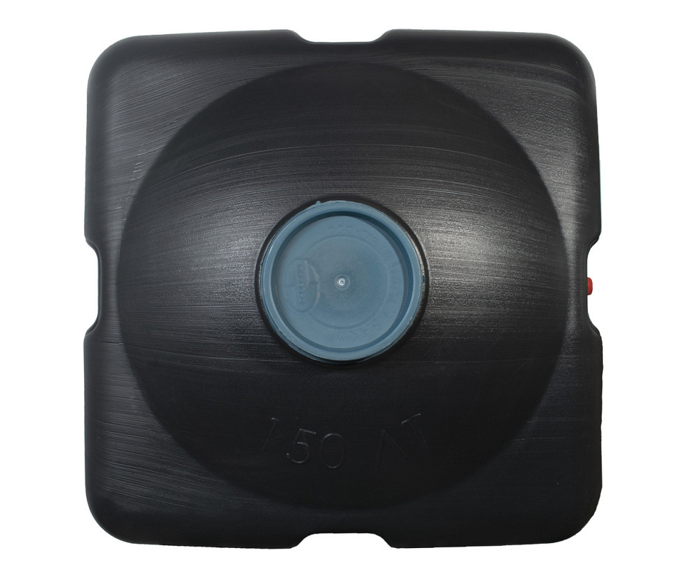 Бак 150 л для  душу пластиковий  плоский дачний літній душ Дніпро - фото 1