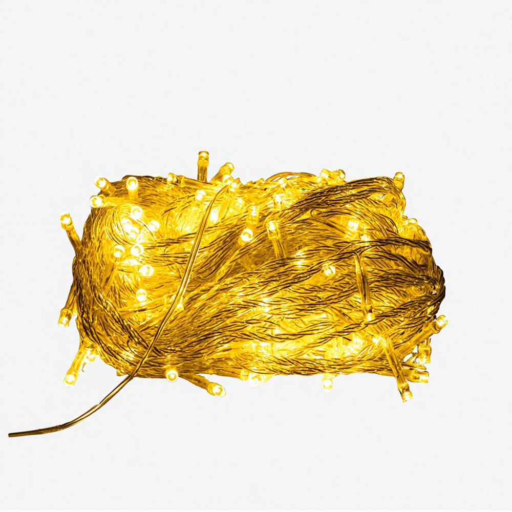 Garlando Новорічна гірлянда кімнатна нитка 18 м 180 LED кімнатна гірлянда білий провід Жовте св Київ - фото 1