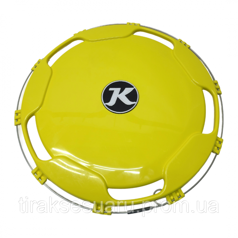 Ковпак колеса 22.5 задній (пластик,жовтий із логотипом) KASSBOHRER. Ковпаки на колеса 22.5 задні Луцьк - фото 1