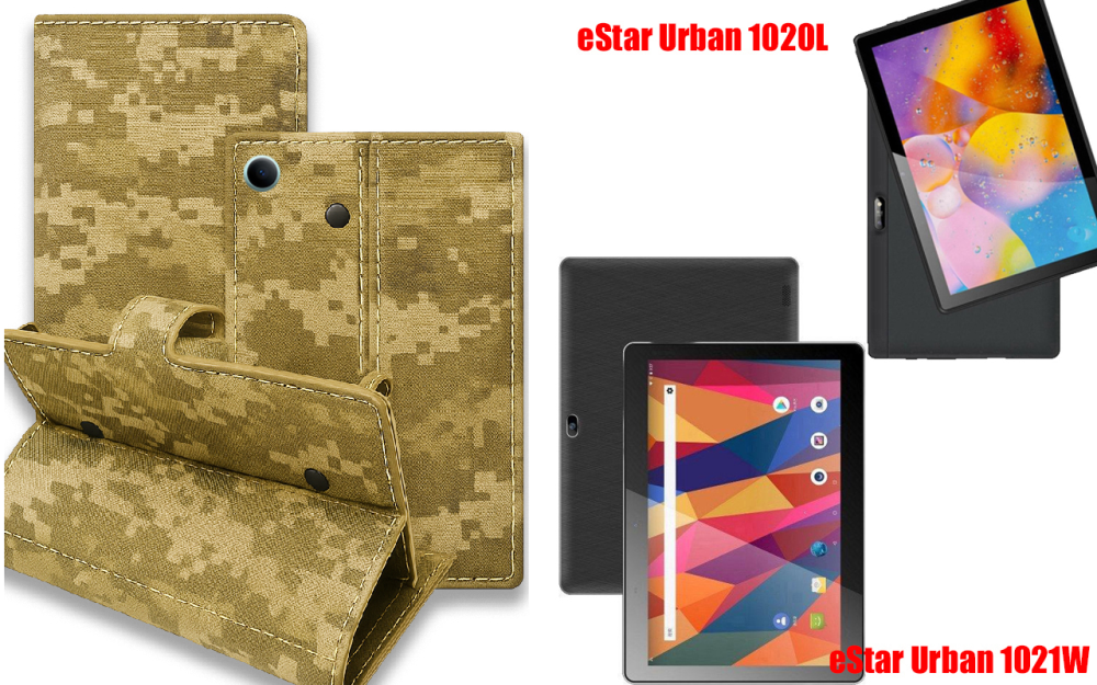 Книга-трансформер для планшета Estar Urban 1020L, 1021W, цвет Black Pixel Киев - изображение 1