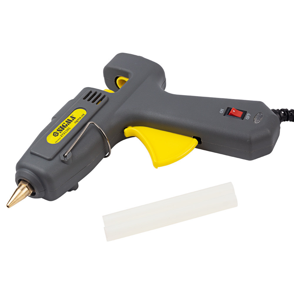 Пістолет термоклейовий з вимикачем Ø 11.2 мм 100(150)Вт SIGMA (2721101) Київ - фото 6