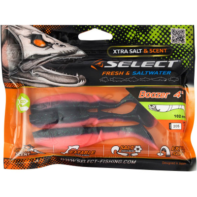 Силикон рыболовный Select Boozer 4" 205 (3 шт/уп) (1870.32.38) Винница - изображение 2