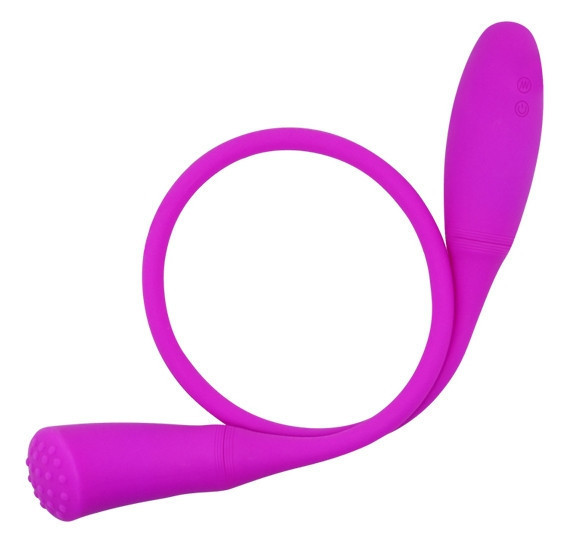 Гибкий двусторонний вибратор PRETTY LOVE - Snaky Vibe, BI-014327-2 Sex Aura Киев - изображение 4
