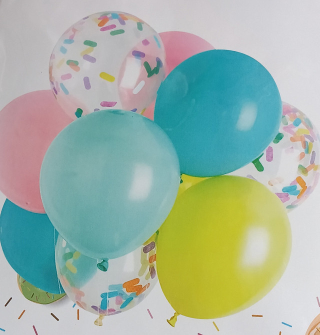 Набор шариков 12шт для праздника для фотозоны 010975 Киев - изображение 1