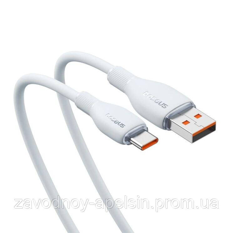 USB Type-C кабель силіконовий 3 A 2 м 100 W (baseus) Одеса - фото 4