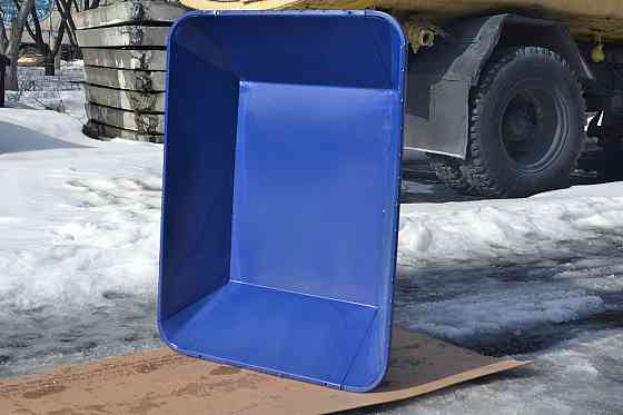 Корито для тачки Garden joys Синій 160л Металеве корито для тачки Корито для візка Будівельні корита Біла Церква