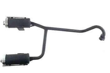 Глушитель квадроцикл 110/125 (двойной, черный) Мукачево - изображение 1