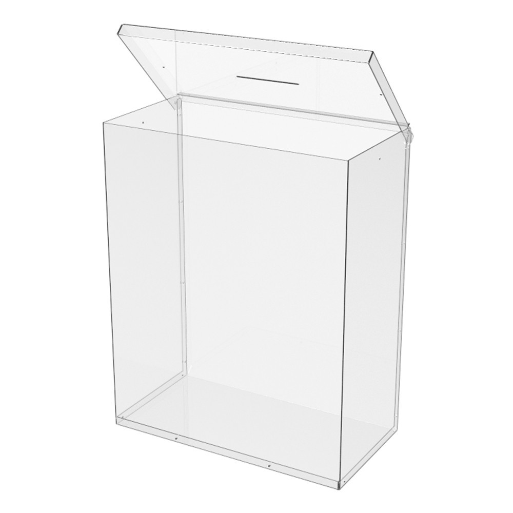 Ящик EKOSTAR без замка для пожертвований и сбора денег 400x210x500. Объем 42 литра Киев - изображение 4