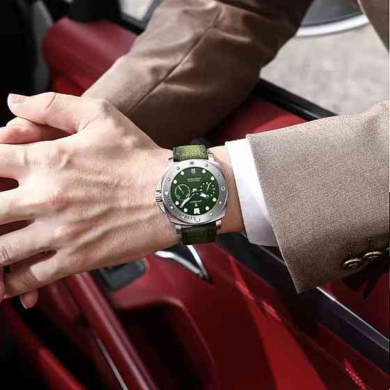 Часы мужские наручные кварцевые Poedagar Select Зеленый Киев