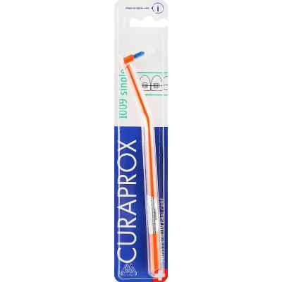 Зубна щітка Curaprox CS 1009 Single &amp; Sulcular 9 мм Монопучкова Помаранчева (CS 1009-03) Вінниця