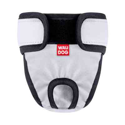 Гигиенические трусы для собак WAUDOG Vet на липучках L серые (678411) Винница
