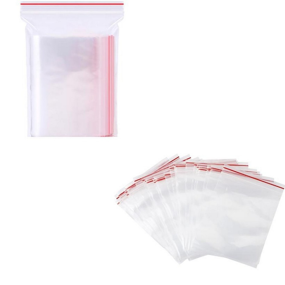 Пакети із замком Zip-Lock ZL-9_13 розмір 9х13 см 100 штук Вінниця - фото 1