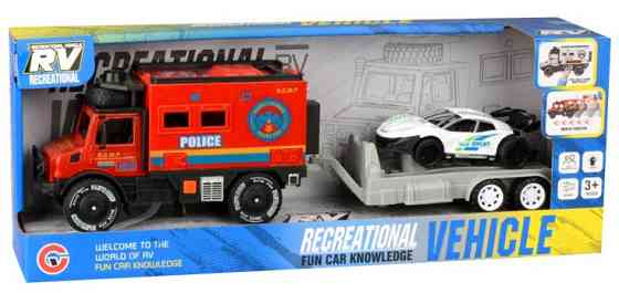 Игрушка CARS S Полицейский грузовик с прицепом и спорткаром в ассортименте (CJ-4512170) (7120459) Киев