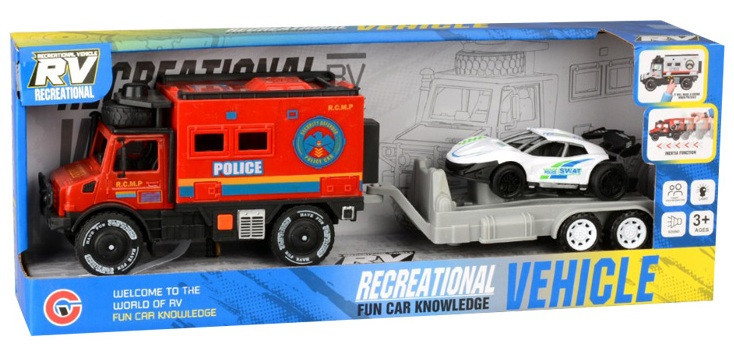 Игрушка CARS S Полицейский грузовик с прицепом и спорткаром в ассортименте (CJ-4512170) (7120459) Киев - изображение 1