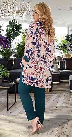 Стильний брючний костюм великого розміру (52) Київ