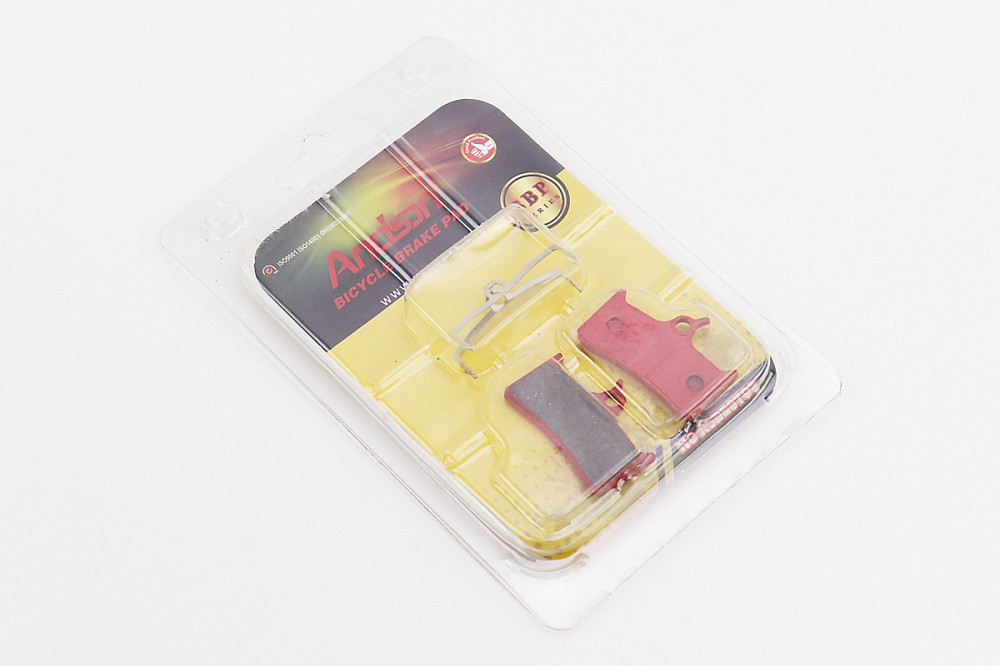 Гальмівні колодки Disk-brake (Shimano BR-M755, M755DH, XTR Pre-02, Grimeca system 8, Hope M4, Sram 9,0), червоні YL-1010 Киев - изображение 1