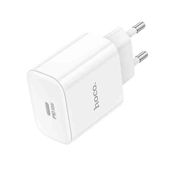 Мережевий зарядний пристрій HOCO C76A Pro Majestic single port PD30W charger White Одеса