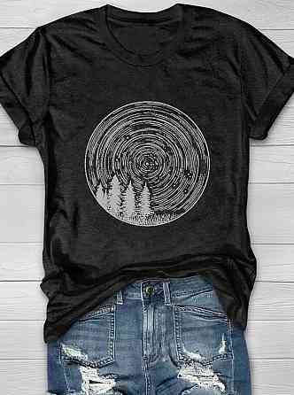 Футболка жіноча з принтом  46 Чорний 2664085030 Дніпро