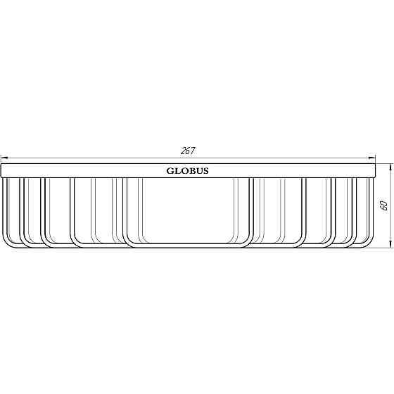 Поличка кутова Globus Lux SS 8499 Луцк