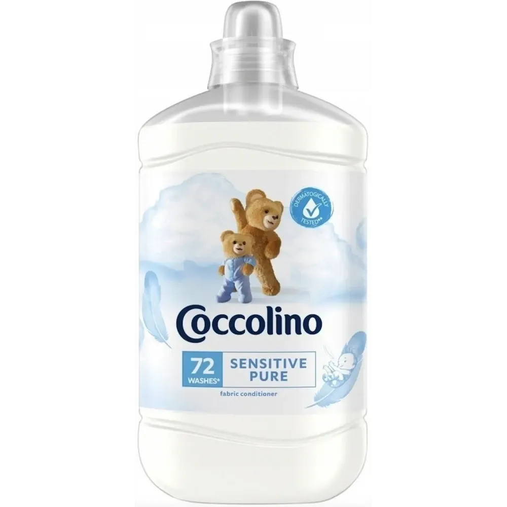 Ополаскиватель для детского белья Coccolino Sensitive Pure, 68 стирки, 1700 мл Львов - изображение 1