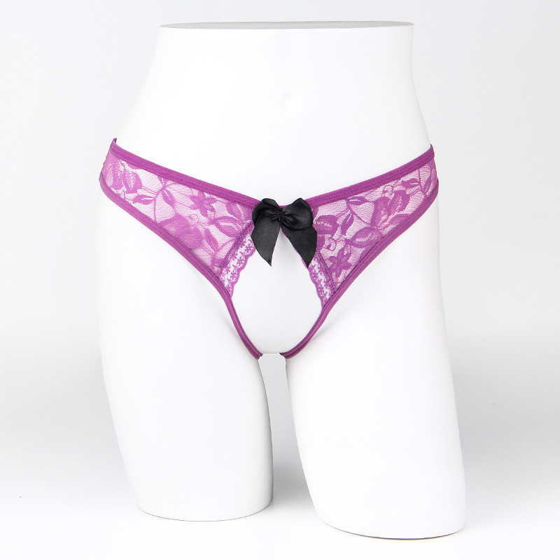 Еротичні трусики з розрізом 42 фіолетовий Київ - фото 2