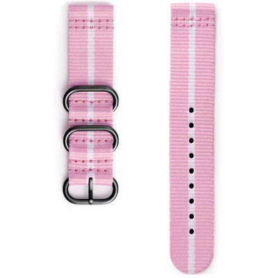 Ремешок для смарт-часов Samsung Gear Premium Nato Pink-White (GP-R600BREECAE) Винница - изображение 1